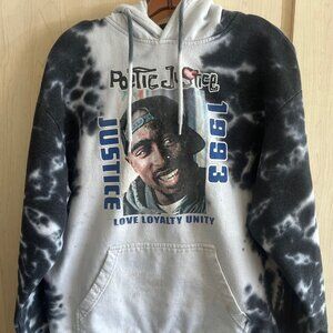 Vintage Chemistry Tupac 1993 Tupac Hoodie "Poetic Justice" Men's Large‎ Tie-dye